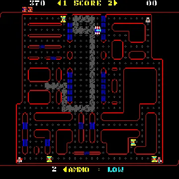 NATO Defense (alternate mazes) screen shot game playing